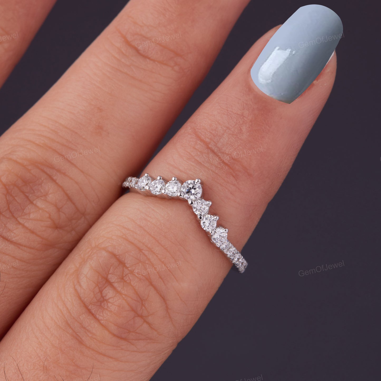 Pear Diamond 2.30 CT Moissanite Diamond Ring With Unique Halo And Matching Round Moissanite Diamond Band,Bridal Ring Set For Her,Wedding Set