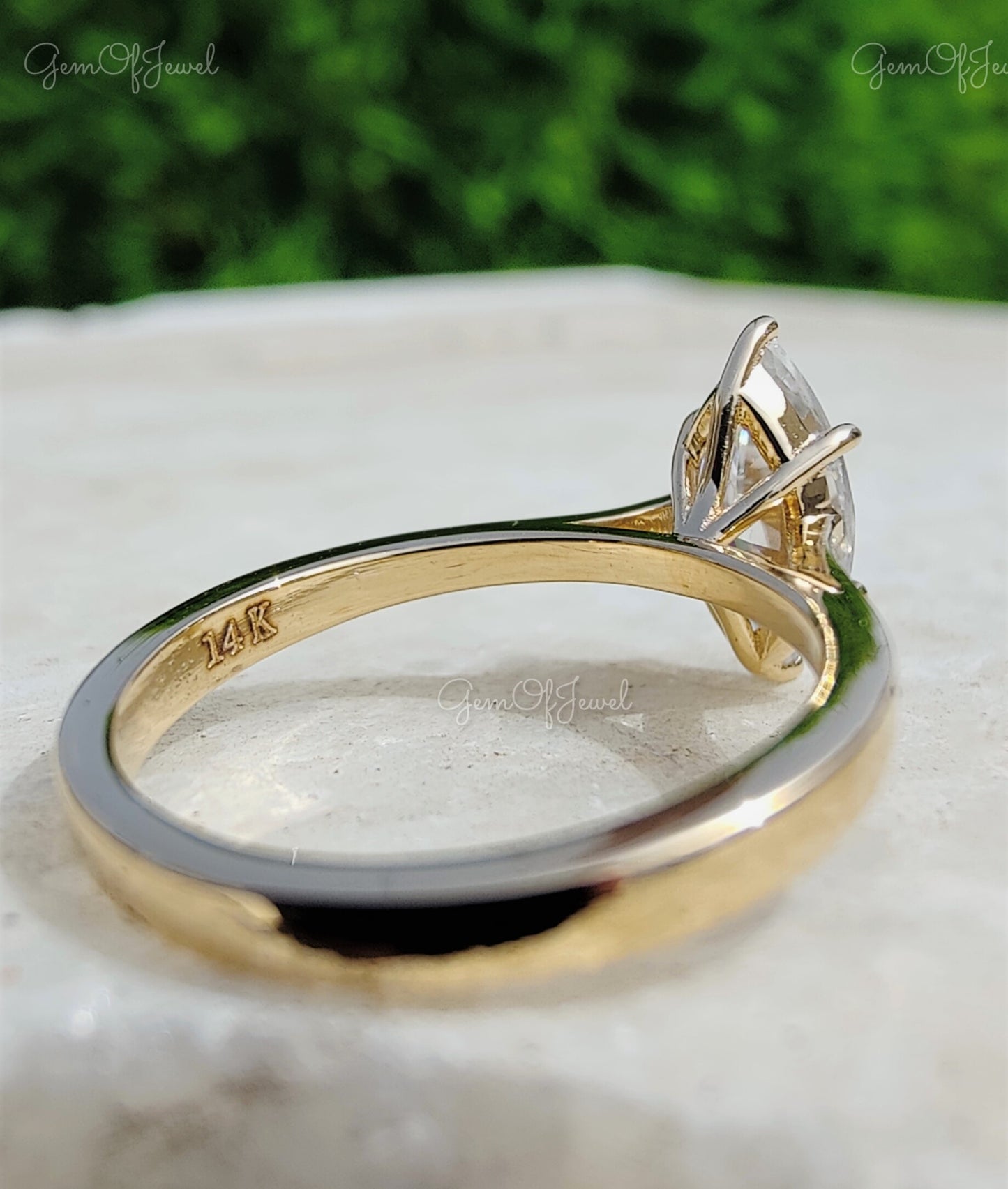 Marquise Solitaire Moissanite Diamond Ring For Her, Solitaire Diamond Ring, Marquise Diamond Moissanite Engagement Ring, Marquise Ring