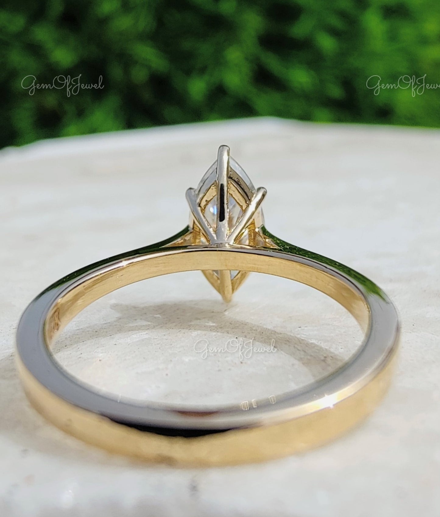 Marquise Solitaire Moissanite Diamond Ring For Her, Solitaire Diamond Ring, Marquise Diamond Moissanite Engagement Ring, Marquise Ring