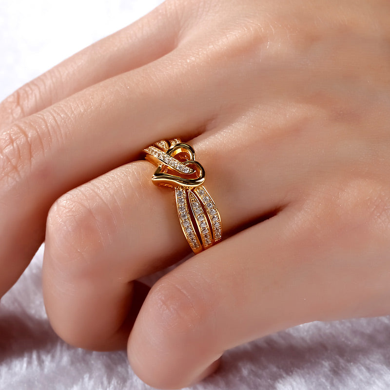 Heart Shape Moissanite Diamond Engagement Ring For Her, Heart Shape Diamond Promise Ring For Her