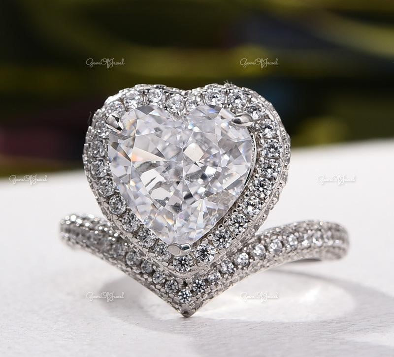 Heart Shape Diamond Rings