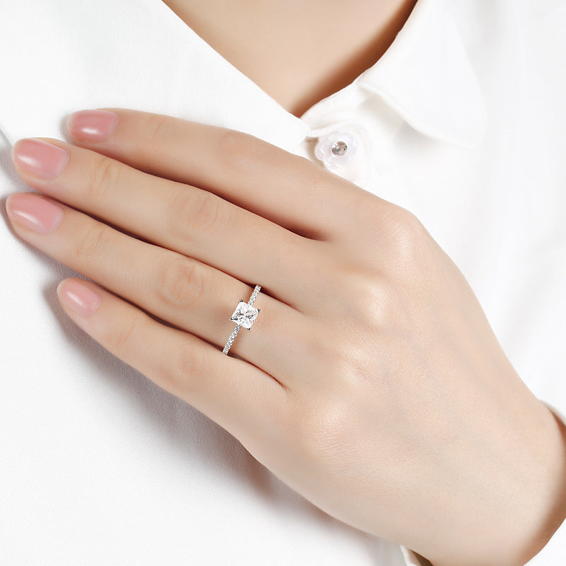1 Carat Oval Cut Diamond Ring | Ouros Jewels