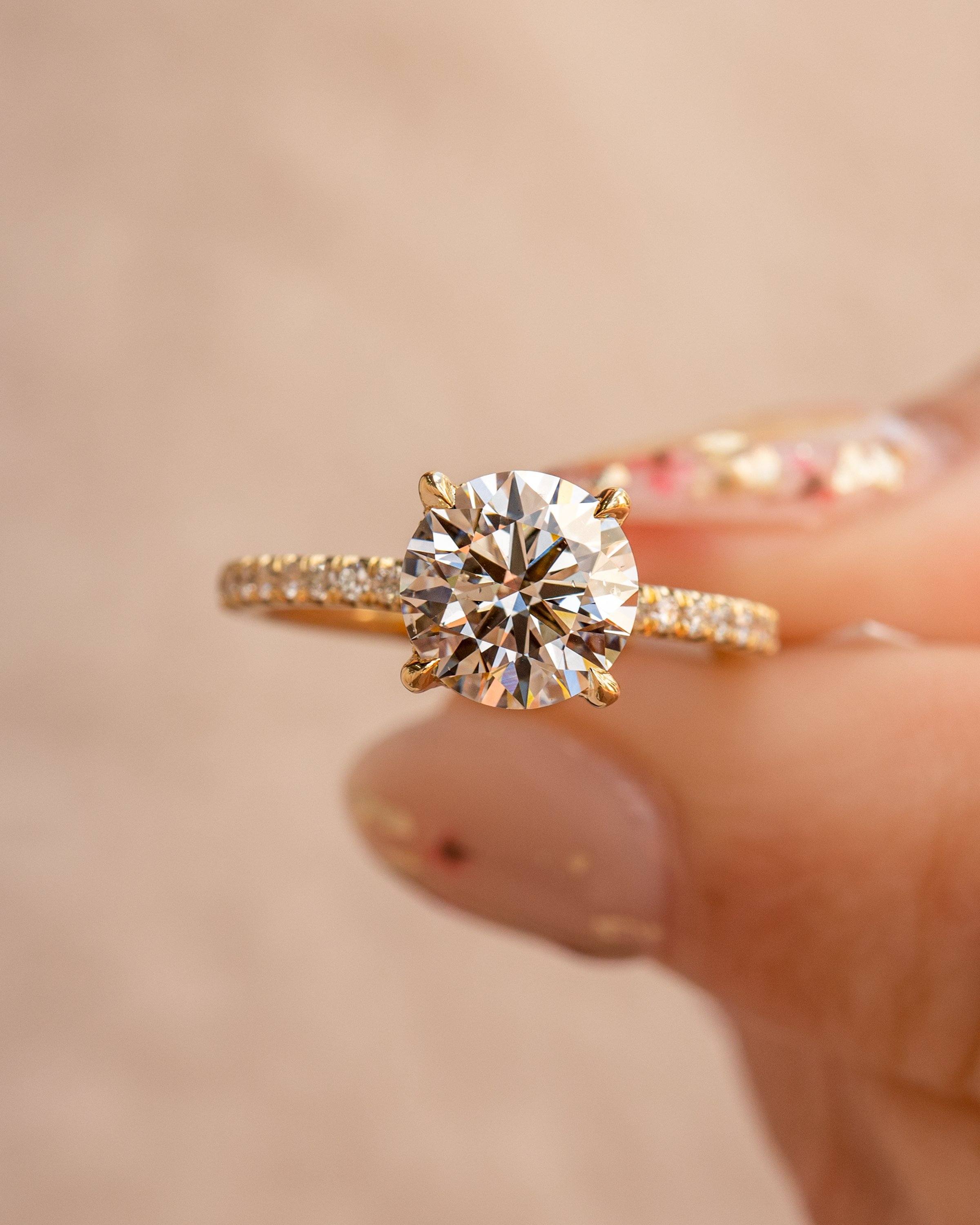 2ct f si2 round lab diamond kayla engagement rings princess bride diamonds 795773