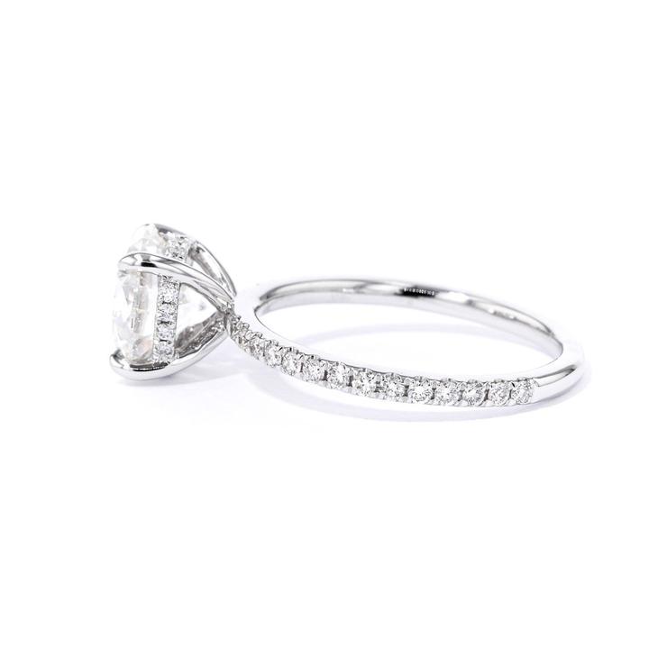 2ct. Moissanite Diamond Solitaire Ring NEW | Diamond solitaire engagement  ring, Diamond solitaire rings, Solitaire engagement ring